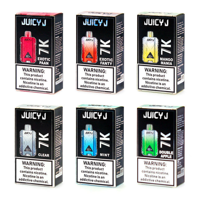 Juicy J Disposable Vape - 7000 Puffs - Grape Ice