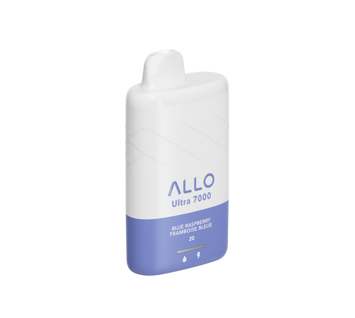 Allo Ultra - 7000 Puffs - Rechargeable Disposable Vape - Blue Raspberry