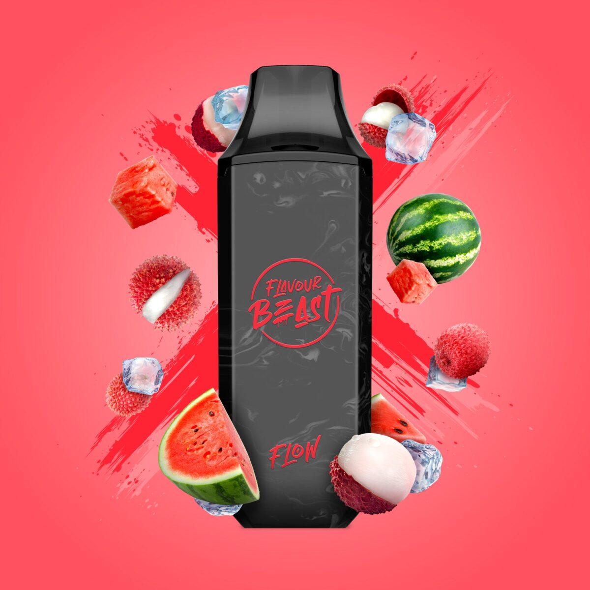 Flavour Beast Flow Rechargeable Disposable 4000 Puffs -Lit Lychee Watermelon