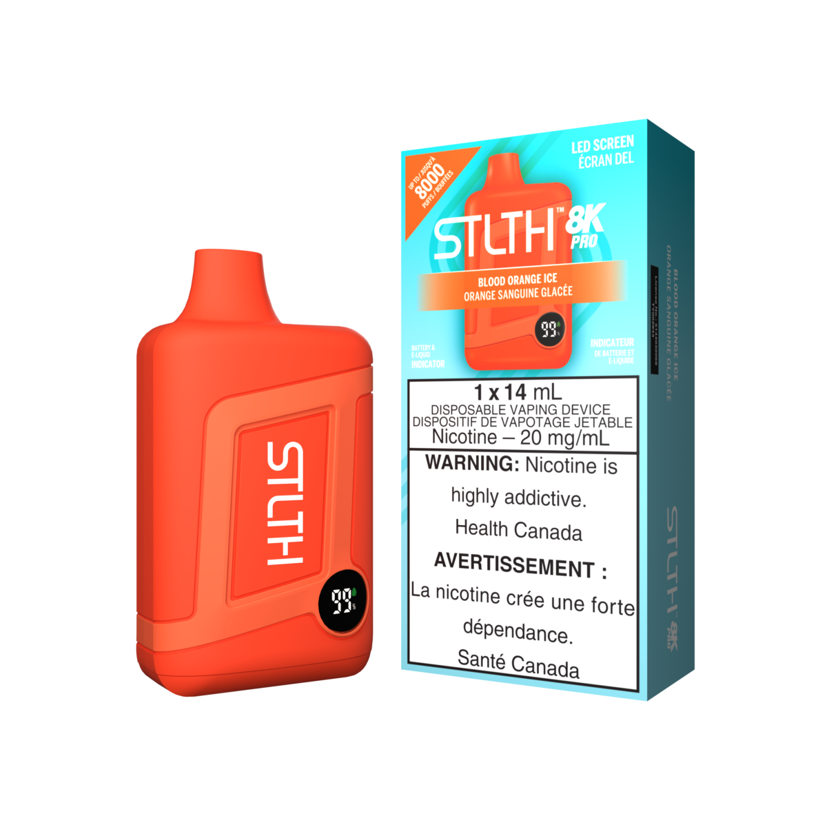 STLTH 8K PRO Disposable - Blood Orange 20mg