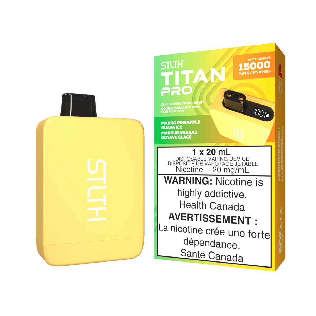 STLTH Titan Pro Disposable - Mango Pineapple Guava Ice 20mg