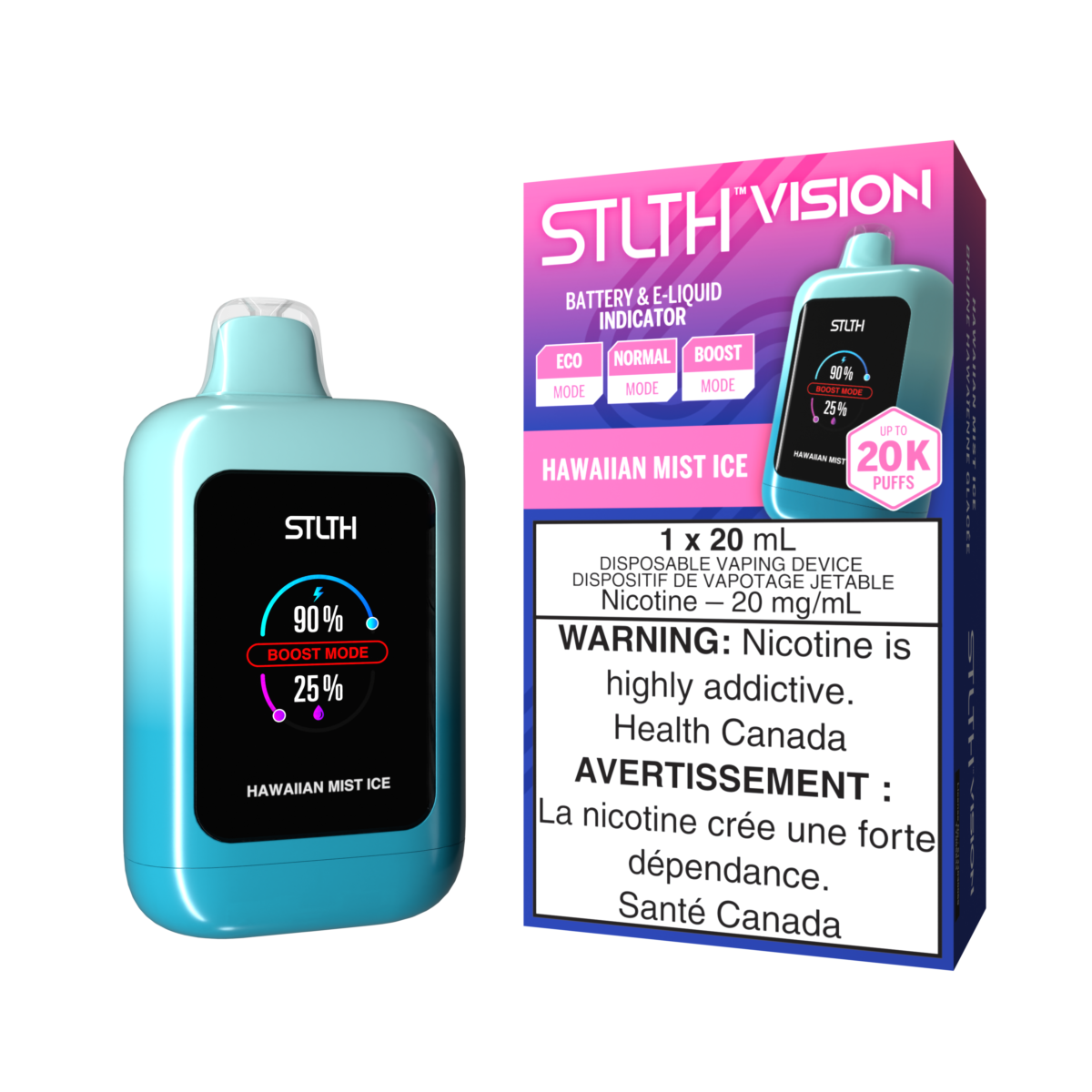 STLTH Vision 20K Disposable - Hawaiian Mist Ice 20mg