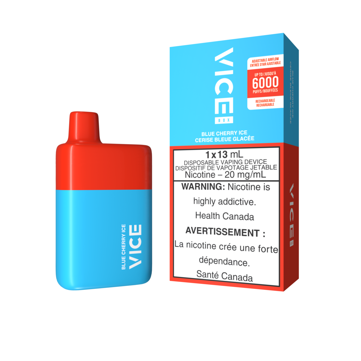 Vice Box Disposable - Blue Cherry Ice 20mg