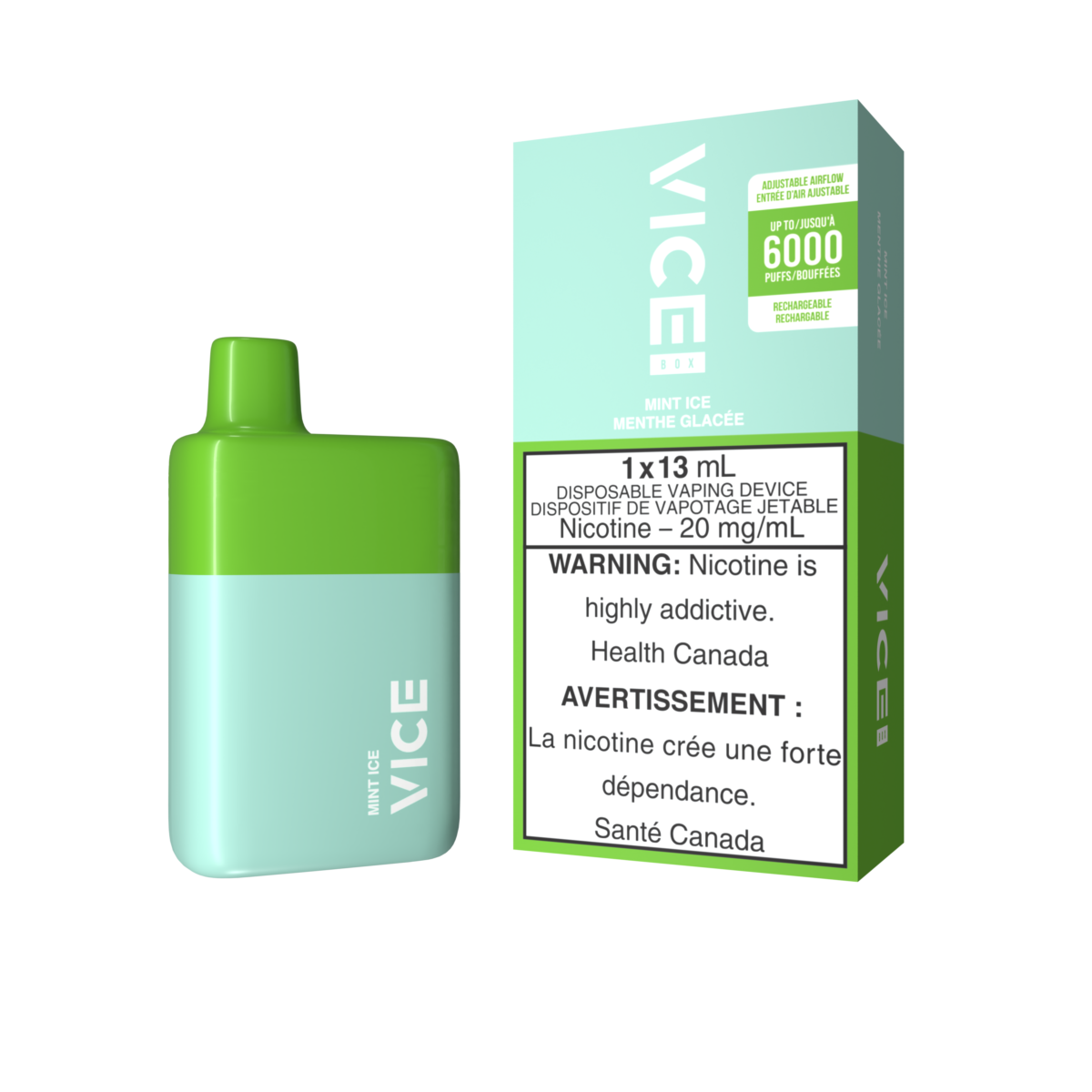 Vice Box Disposable - Mint Ice 20mg