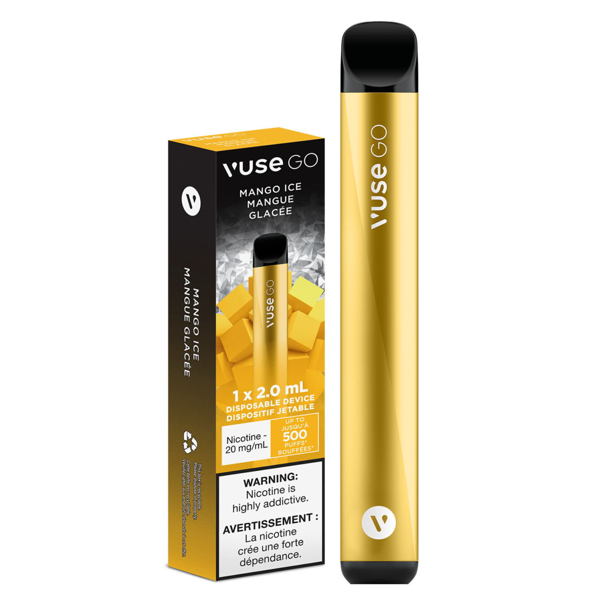 VUSE Disposable Vape - VUSE GO Disposable - Mango Ice