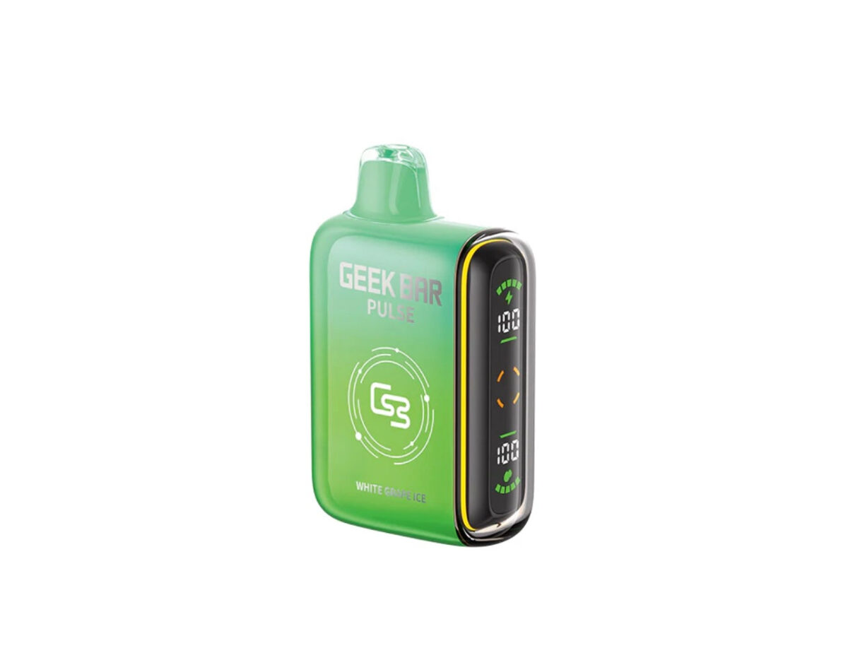 Geek Bar Pulse Disposable Vape - 9000 Puffs - White Grape Ice
